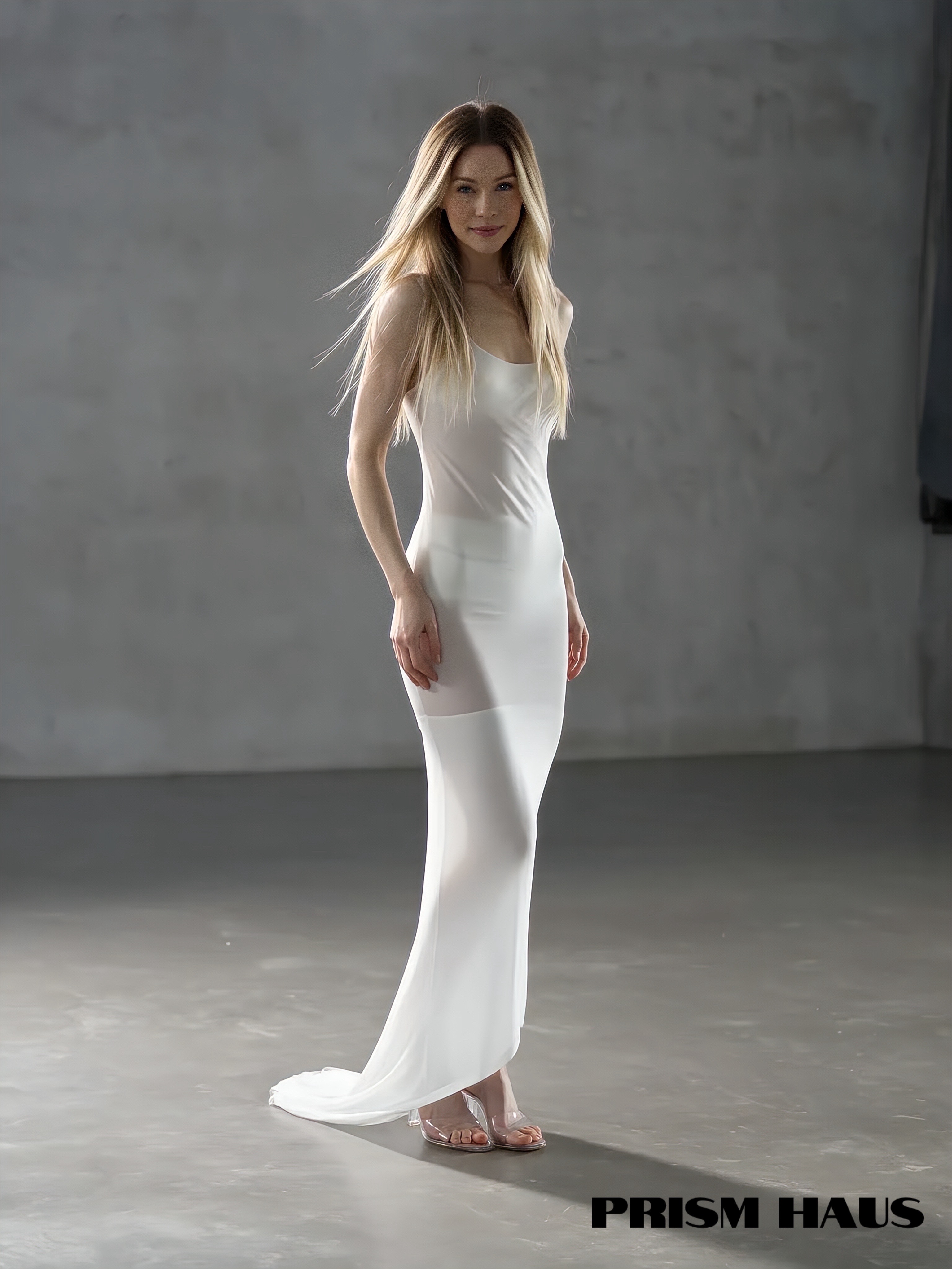 Fine art portrait with prism reflections